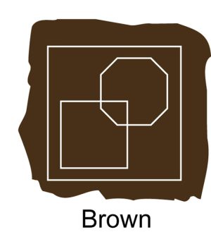 100x100 Brown vitrified porcelain