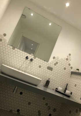 55mm HEXAGON MOSAIC - ITALIAN VITRIFIED PORCELAIN - FACTORY SEALED 55mm HEXAGON MOSAIC - ITALIAN VITRIFIED PORCELAIN - FACTORY SEALED