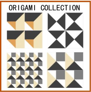 GEOMETRIC TILES - ORIGAMI COLLECTION - RENDITIONS TILES