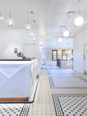 sheeted soft white octagons with carbon black dots + double strip border_1 sheeted soft white octagons with carbon black dots + double strip border_1