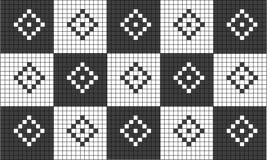 25mm Square Pattern 14 - Renditions Tiles