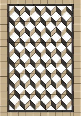 claremont pattern - sabbia